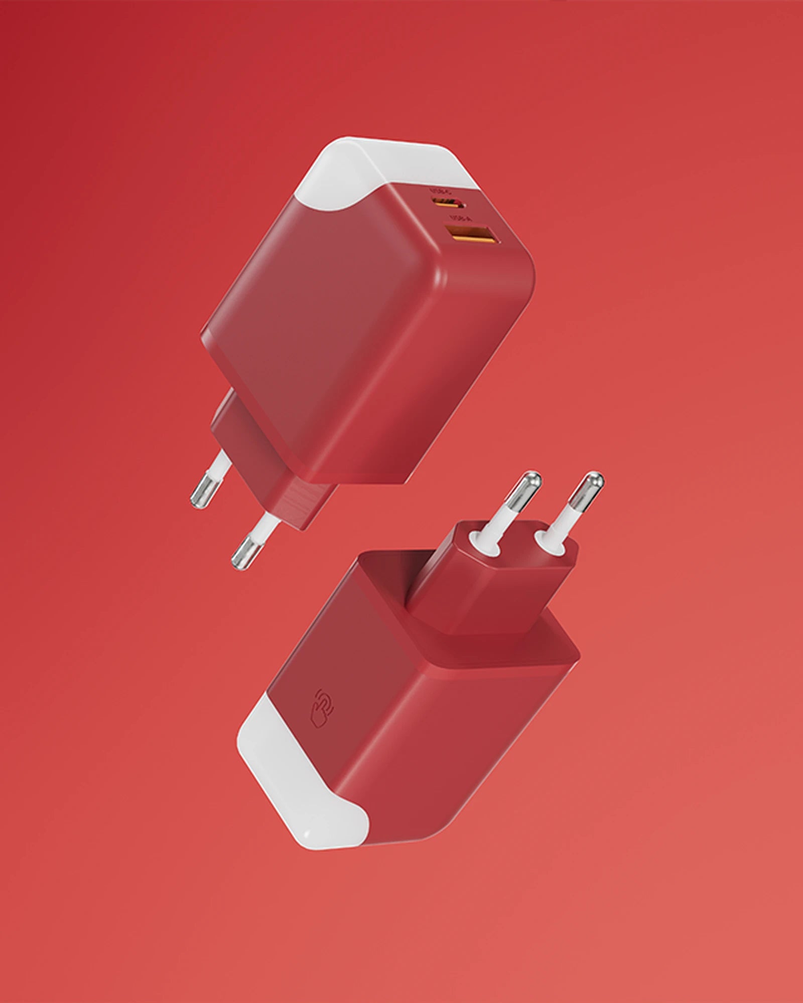 Adaptateur secteur double ports USB C et A 65W à personnaliser - 9