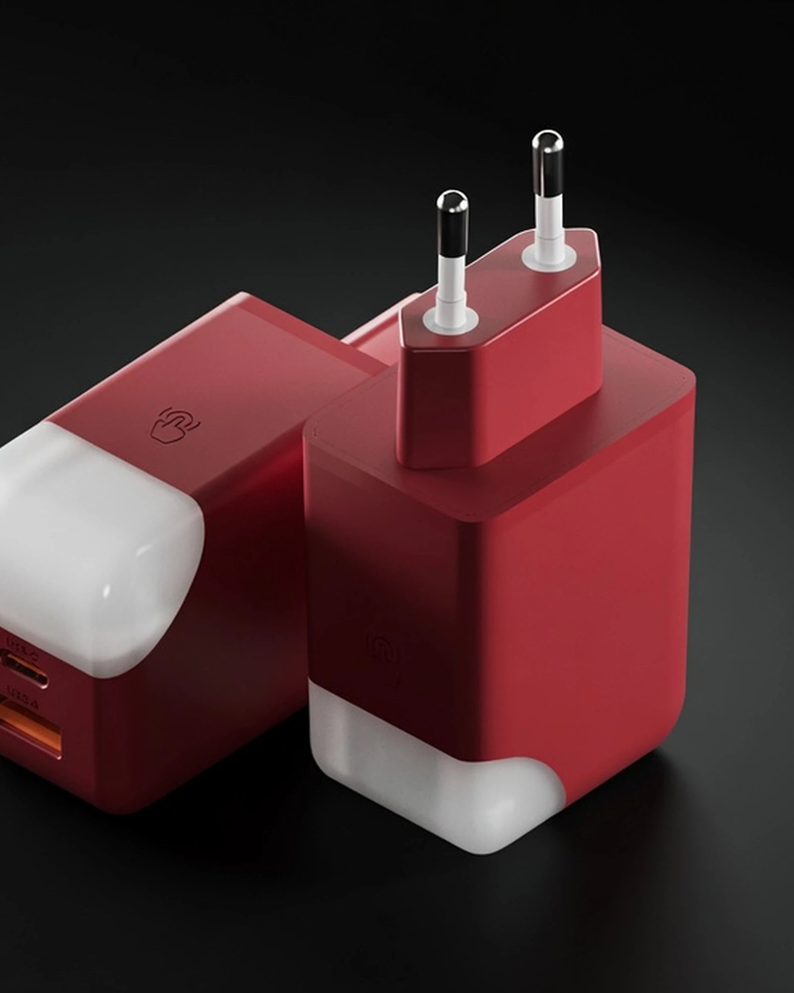Adaptateur secteur double ports USB C et A 65W à personnaliser - 7