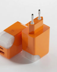 Adaptateur secteur double ports USB C et A 65W à personnaliser - 16