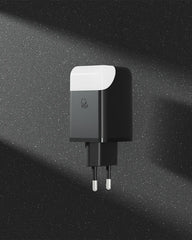 Adaptateur secteur double ports USB C et A 65W à personnaliser - 23