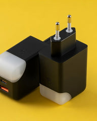 Adaptateur secteur double ports USB C et A 65W à personnaliser - 21