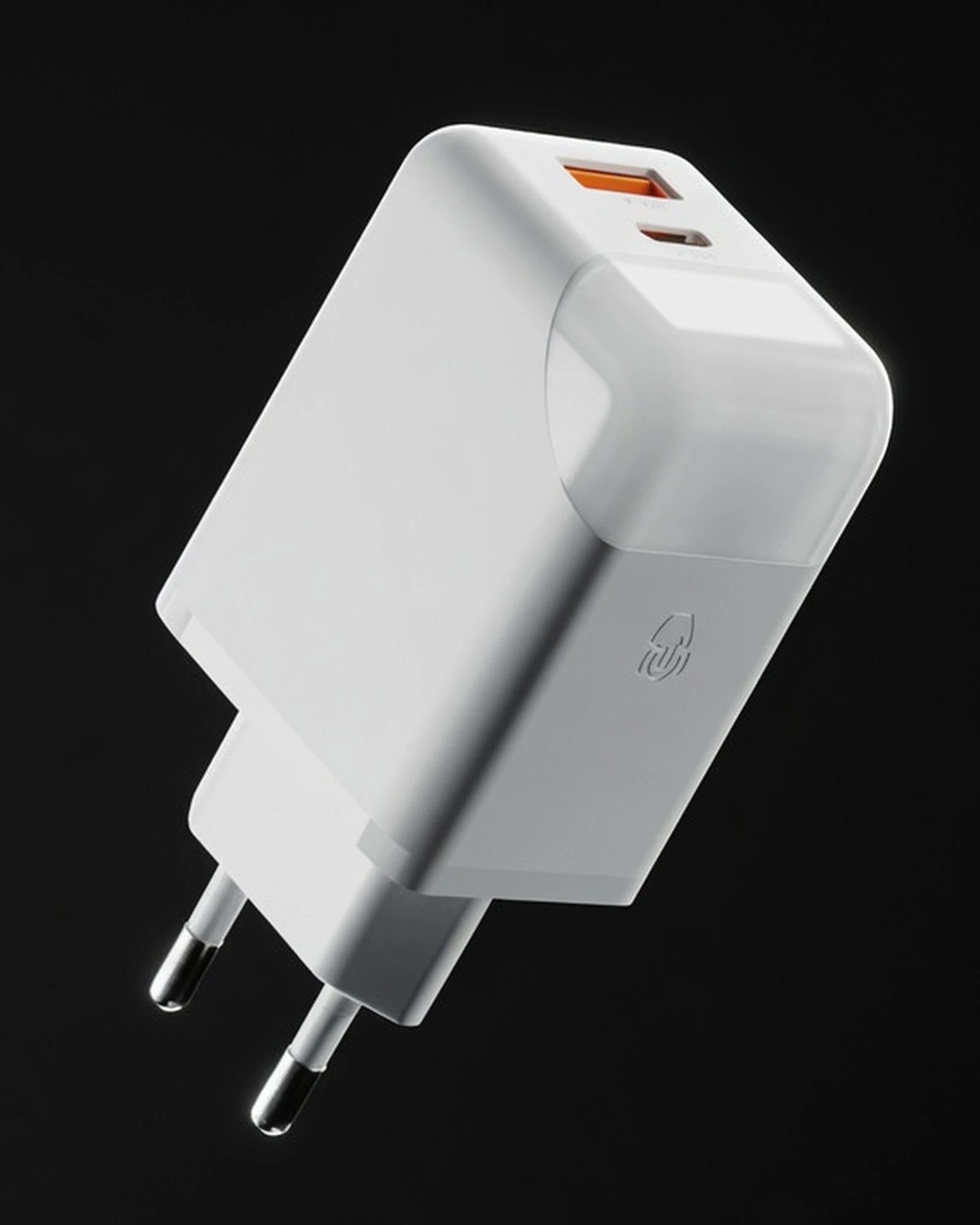 Adaptateur secteur double ports USB C et A 65W à personnaliser - 5