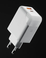Adaptateur secteur double ports USB C et A 65W à personnaliser - 5