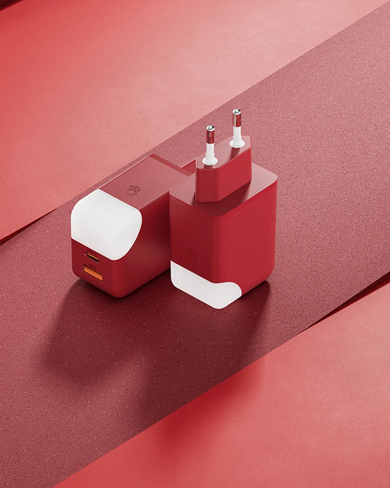 Adaptateur secteur double ports USB C et A 65W à personnaliser - 8