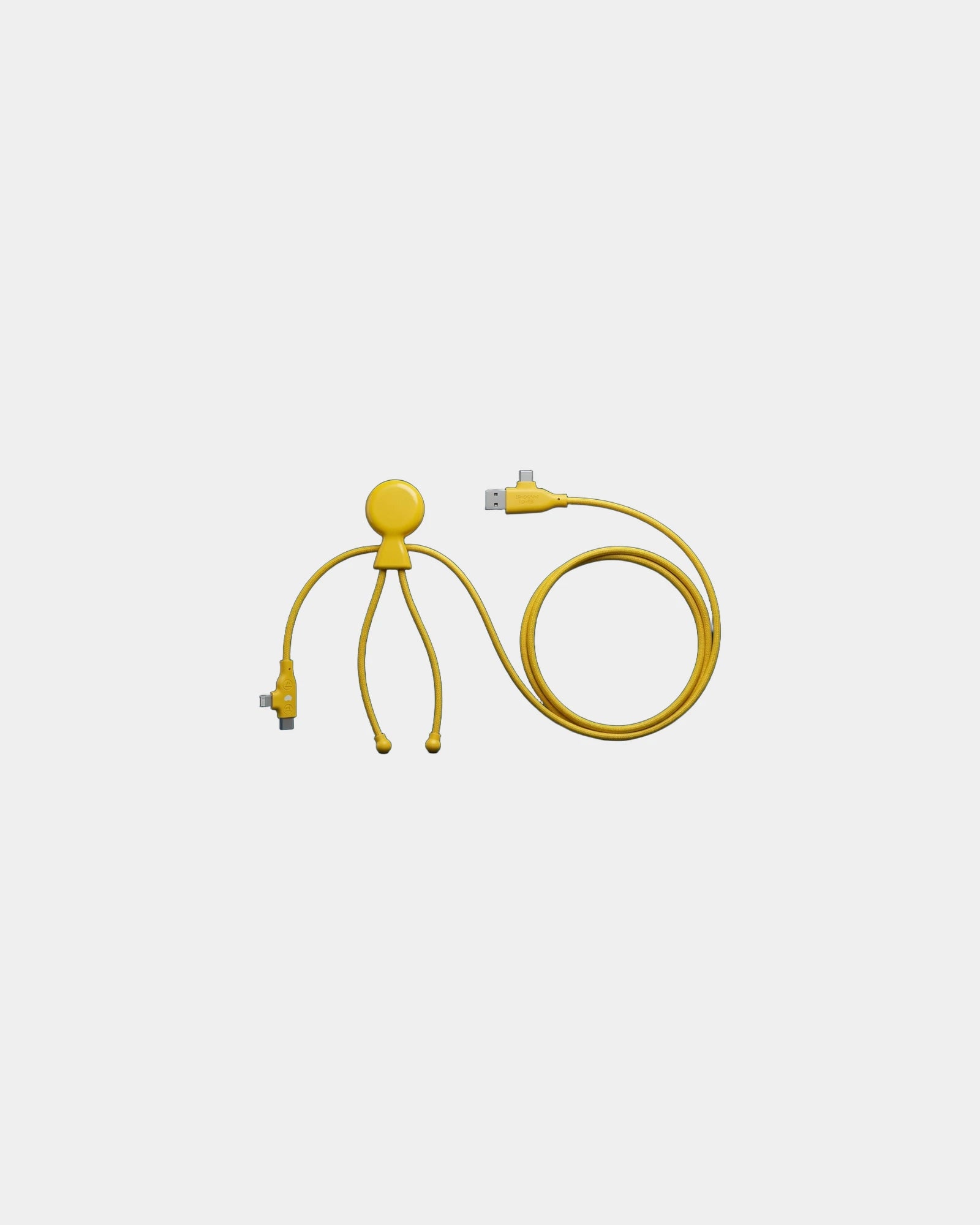 Câble de charge éco-responsable Mr Bio Long Fast à personnaliser - Jaune