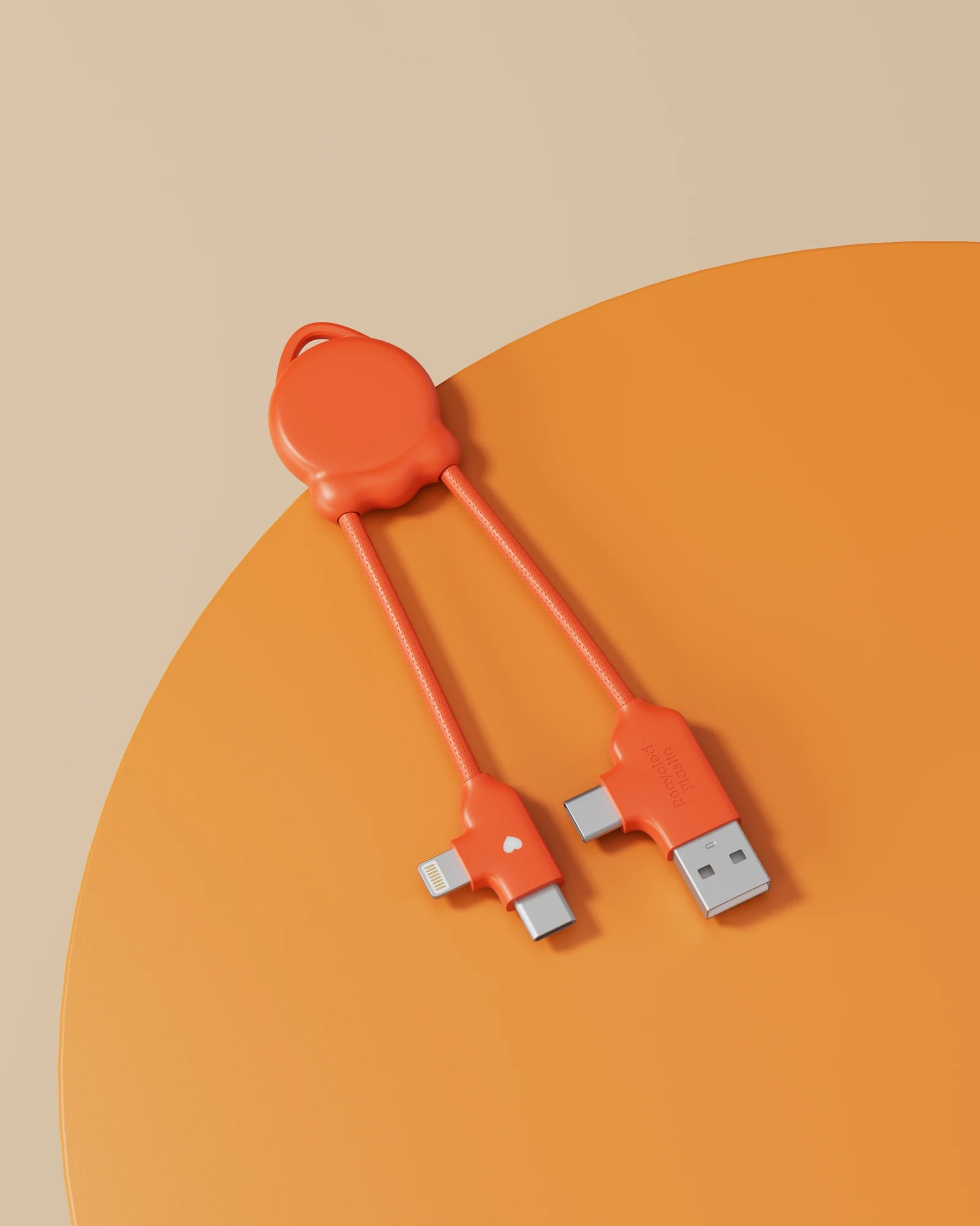 Câble de charge plastique recyclé Octomini à personnaliser - 19