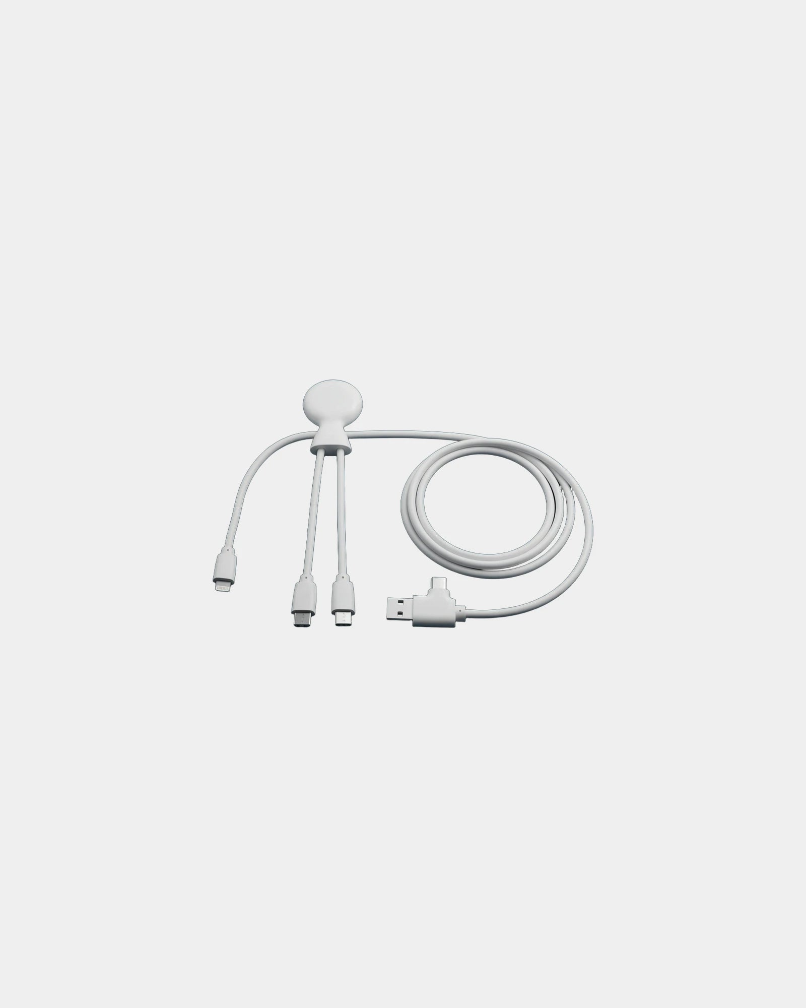 Câble de chargement multi-connecteur à personnaliser - Blanc