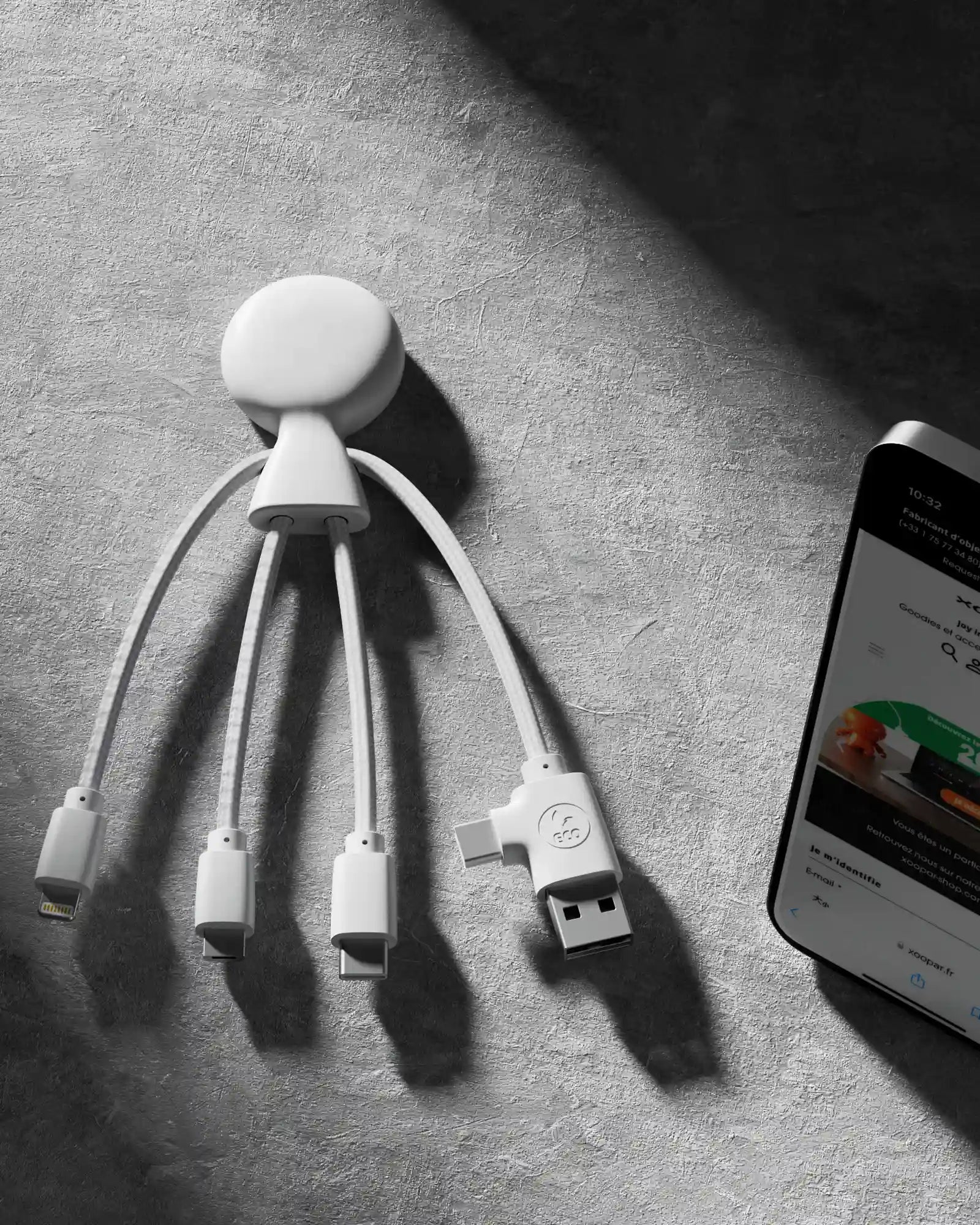 Câble de charge multi-connecteurs NFC à personnaliser - 2