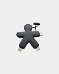 Câble de charge USB-C et Lightning à personnaliser - Noir
