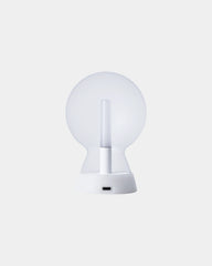 Lampe sans fil rechargeable Xoopar Mr Bio à personnaliser - Blanc