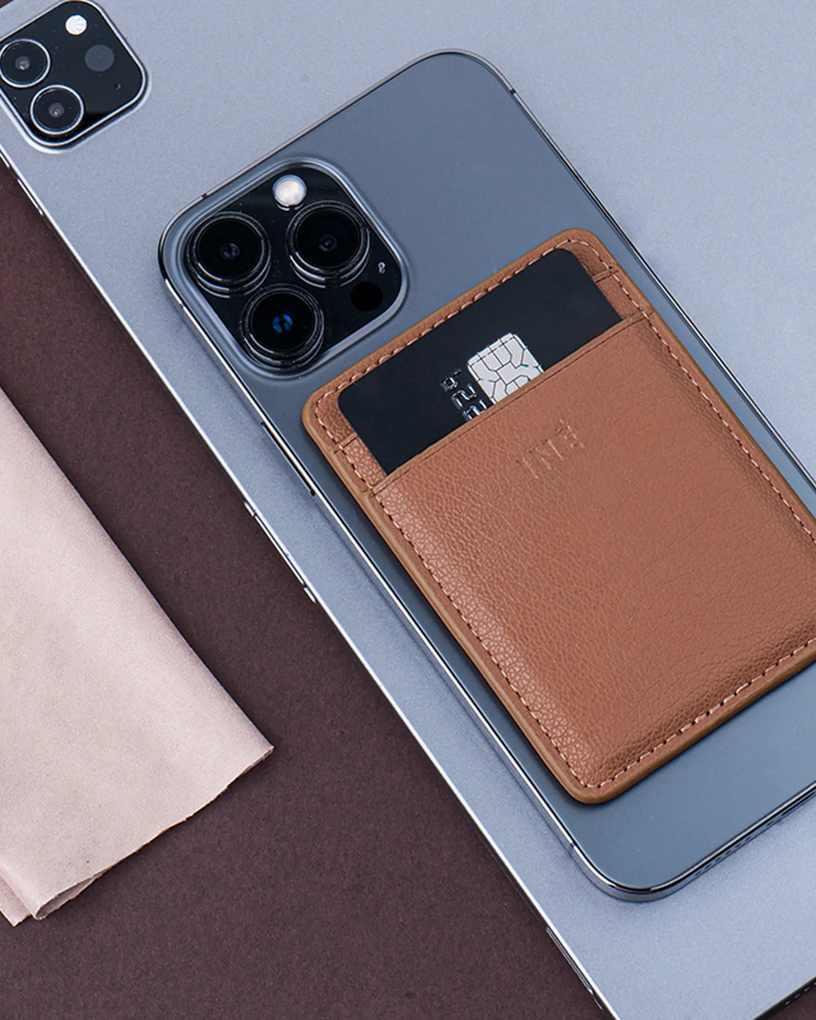 Porte-cartes éco cuir recyclé INE Mini Wallet à personnaliser - 10