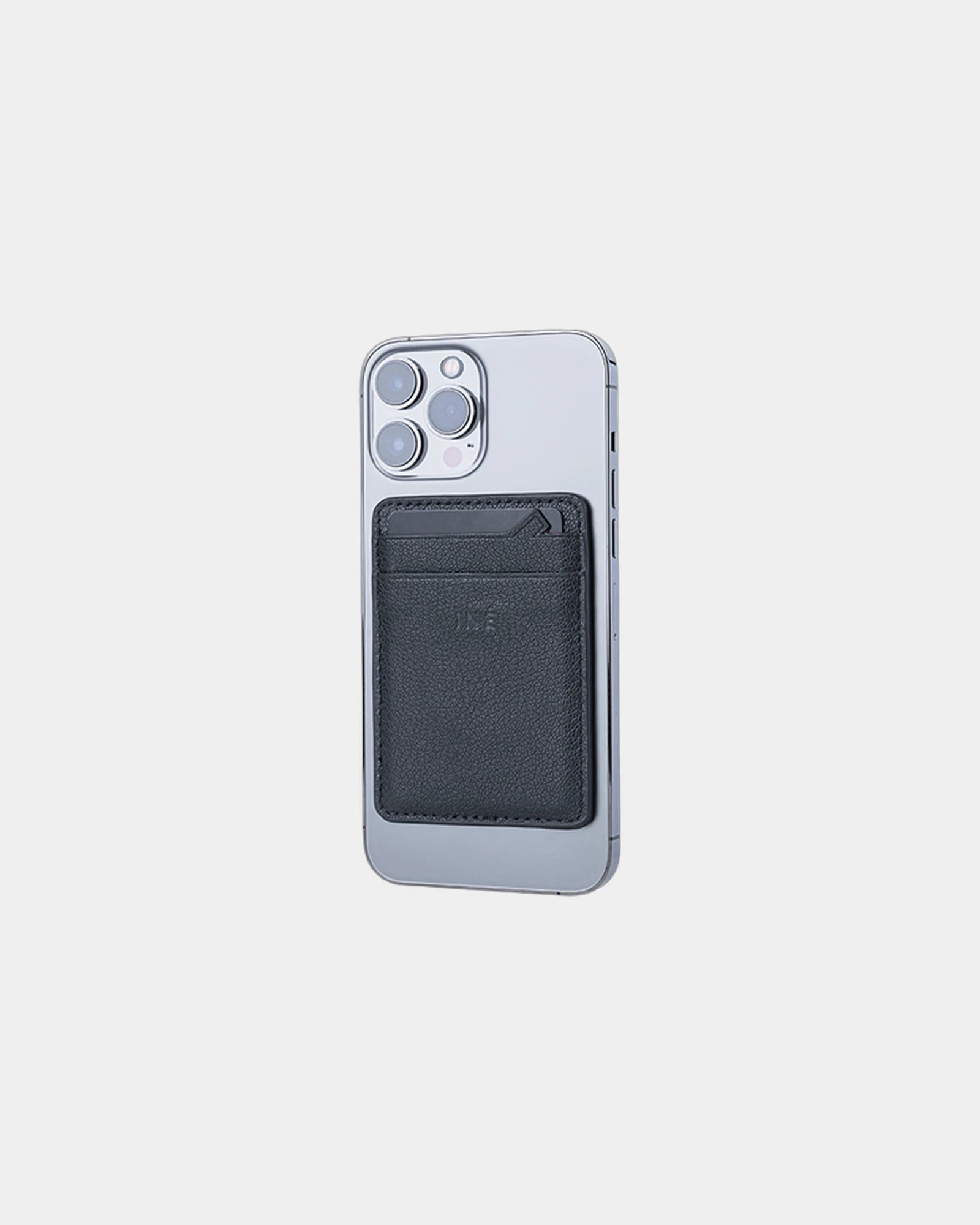Porte-cartes éco cuir recyclé INE Mini Wallet à personnaliser - Bleu