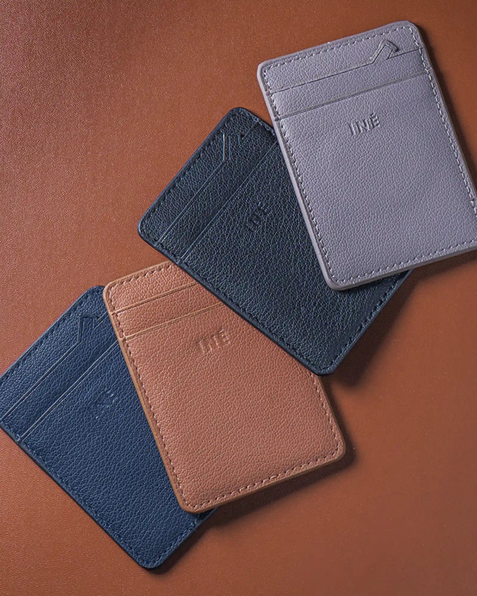 Porte-cartes éco cuir recyclé INE Mini Wallet à personnaliser - 14