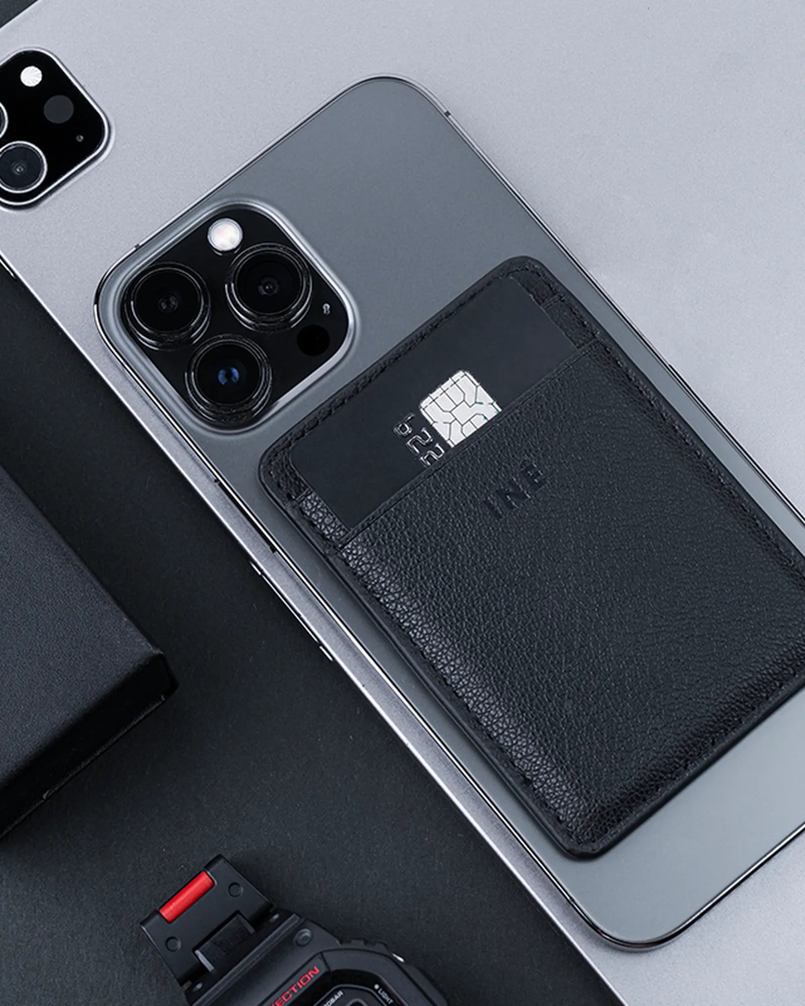 Porte-cartes éco cuir recyclé INE Mini Wallet à personnaliser - 21