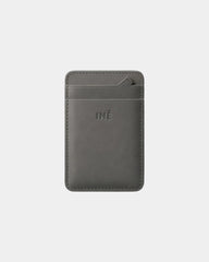 Porte-cartes éco cuir recyclé INE Mini Wallet à personnaliser - Taupe