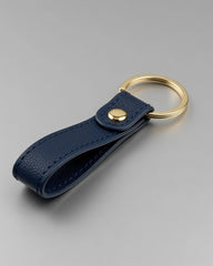 Porte-clés cuir recyclé INÉ à personnaliser - 1
