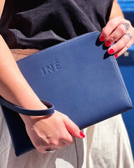 Pochette cuir recyclé INE 14/15" à personnaliser - 4