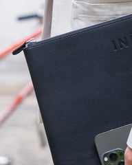 Pochette cuir recyclé INE 14/15" à personnaliser - 16