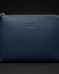 Pochette cuir recyclé INE 14/15" à personnaliser - 1