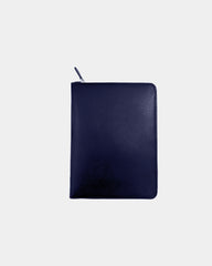 Porte notes cuir recyclé Iné Companion à personnaliser - Bleu
