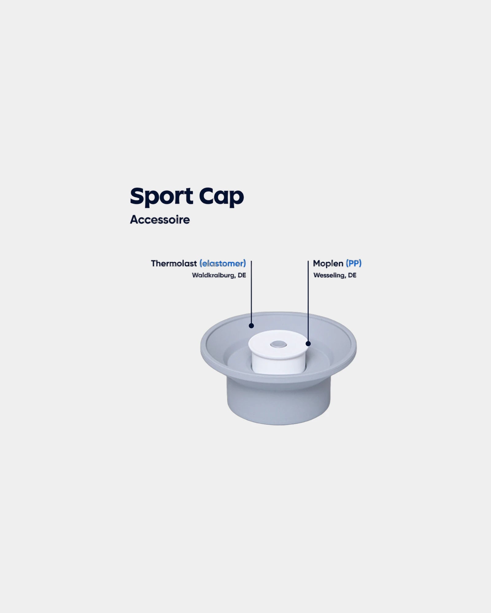 Bouchon sport polypropylène Dopper à personnaliser - 22