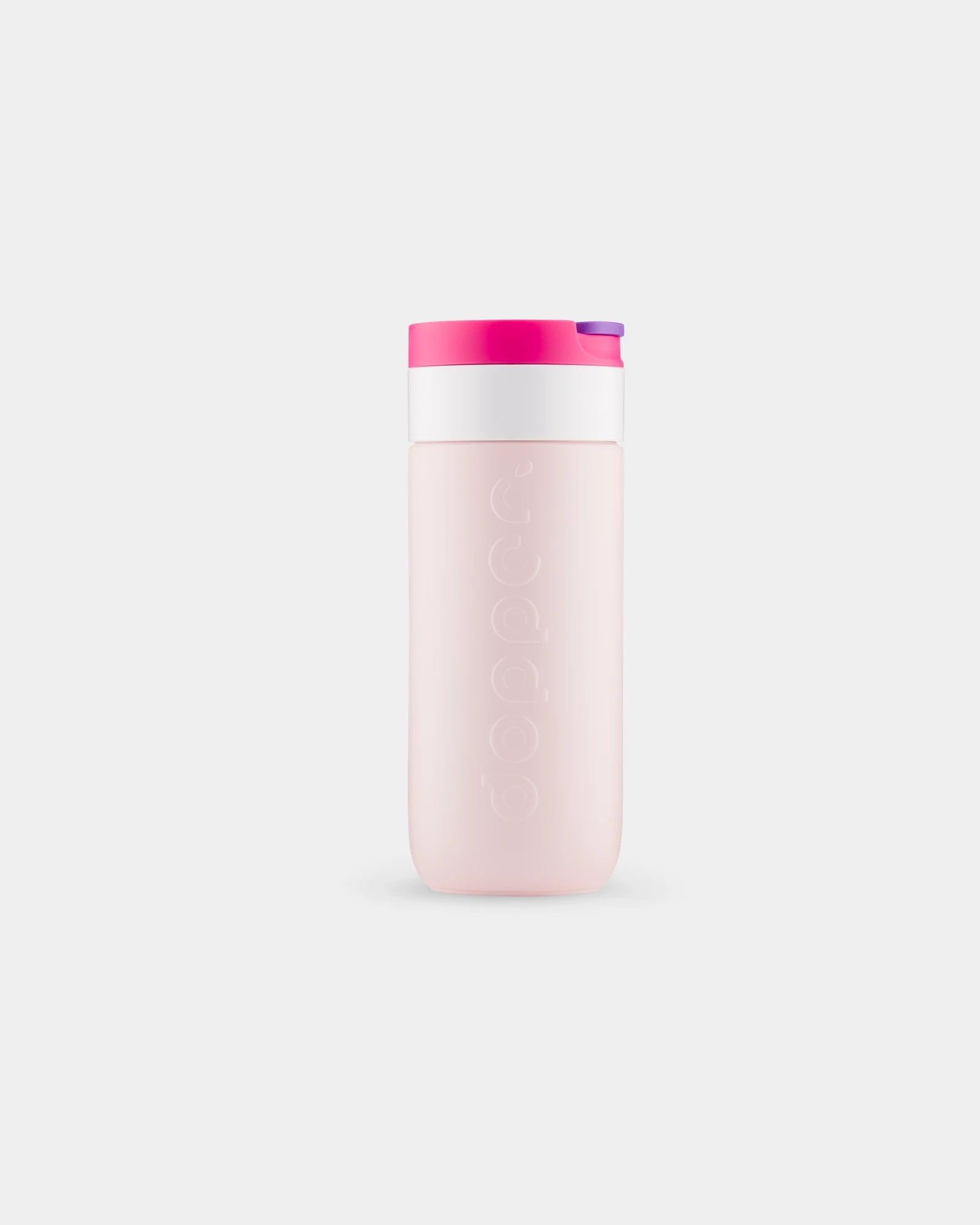 Mug de voyage isotherme Dopper 400 ml à personnaliser - Berry Pink