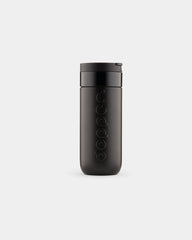 Mug de voyage isotherme Dopper 400 ml à personnaliser - Blazing Black