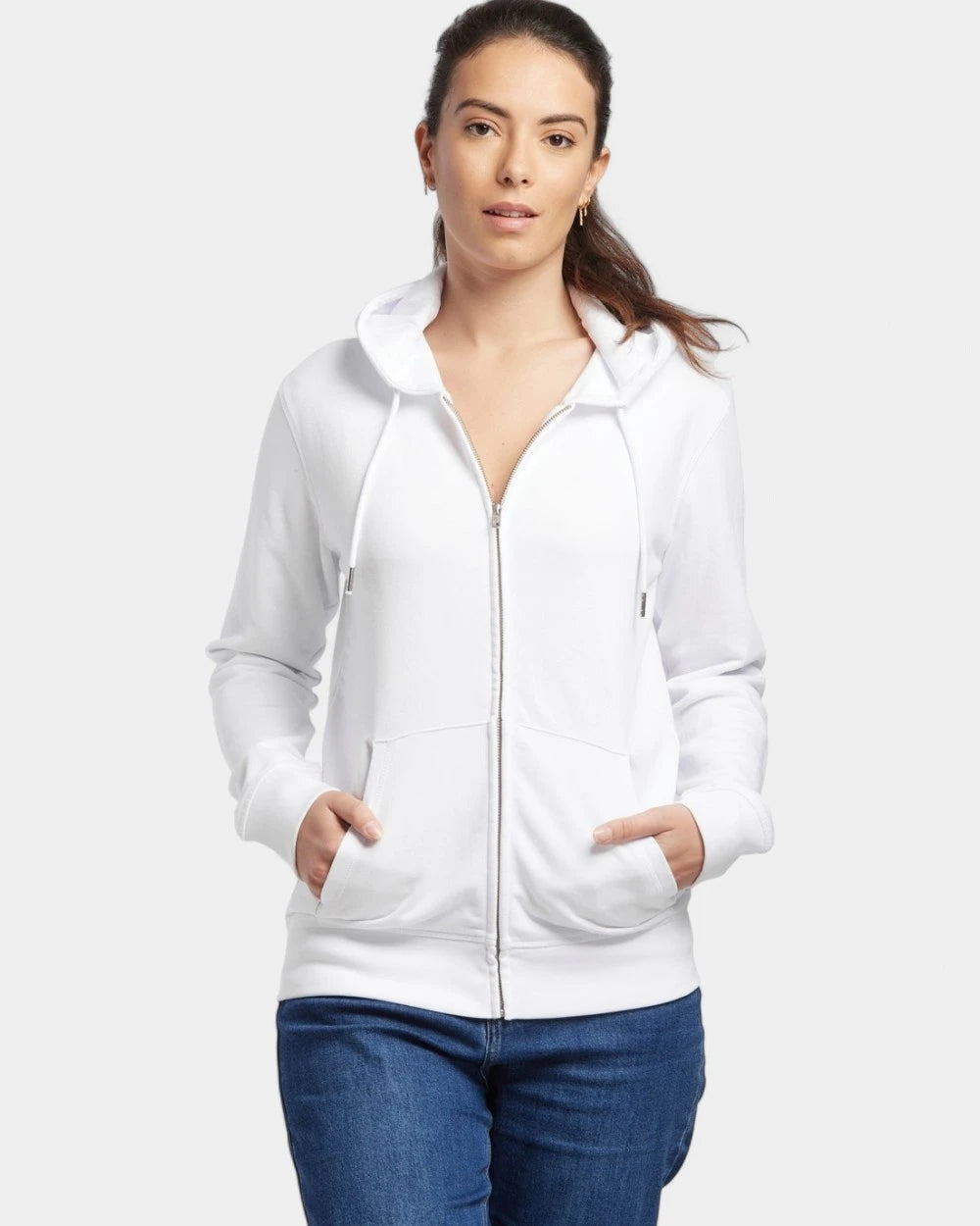 Hoodie zippé unisexe Made in France à personnaliser - 2