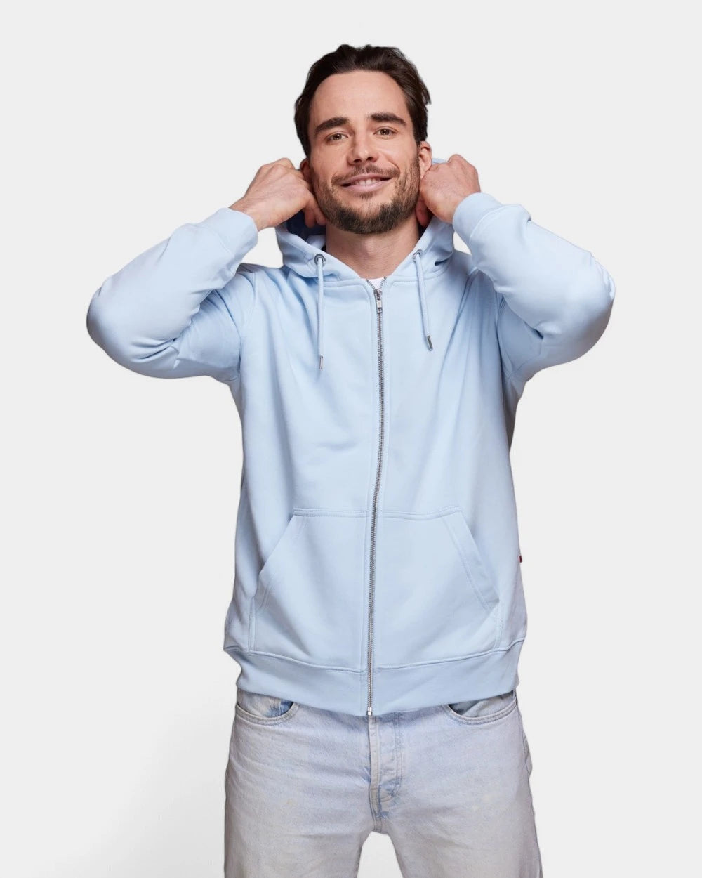 Hoodie zippé unisexe Made in France à personnaliser - 10