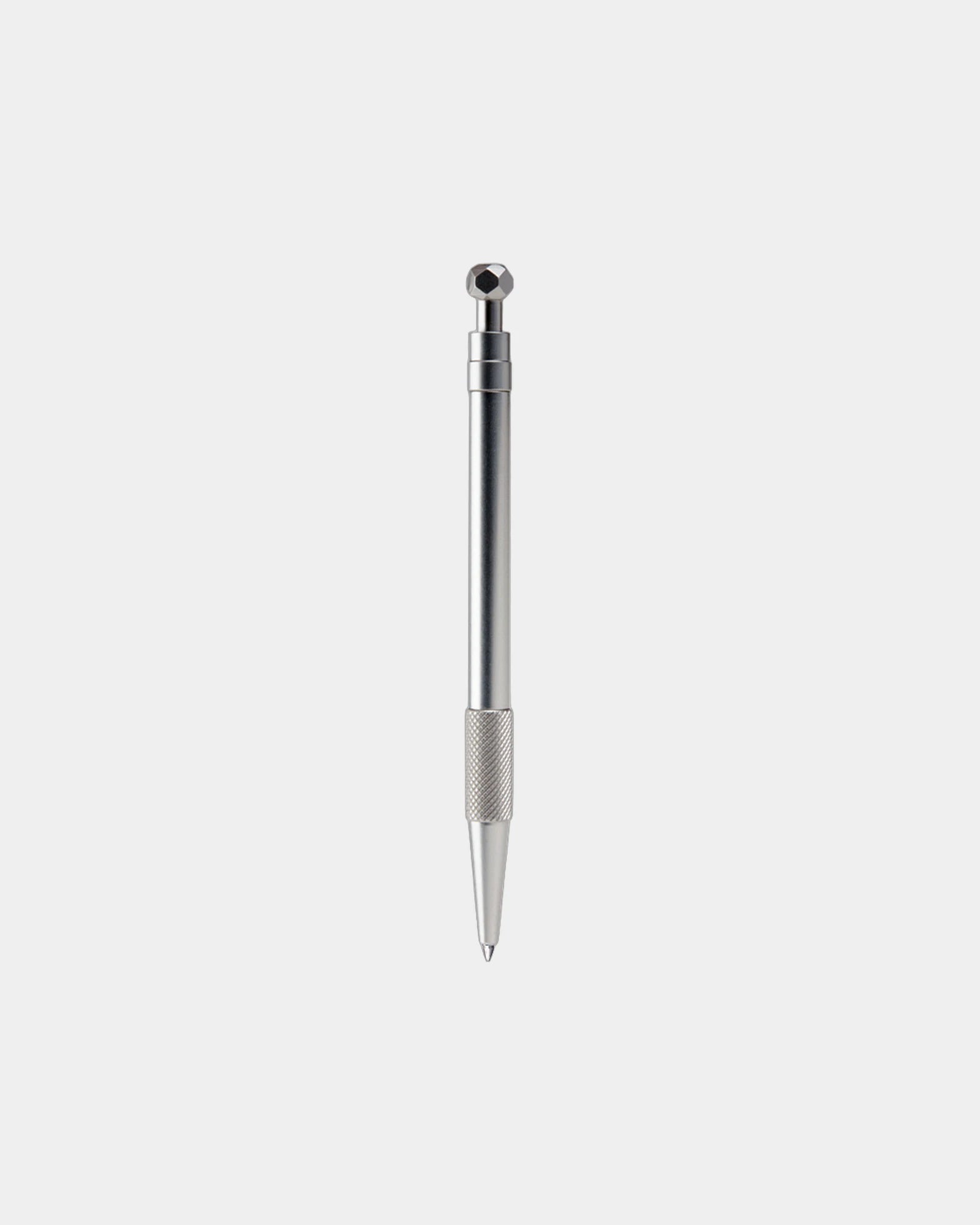 Push Action Ballpoint Pen - Black - Grey