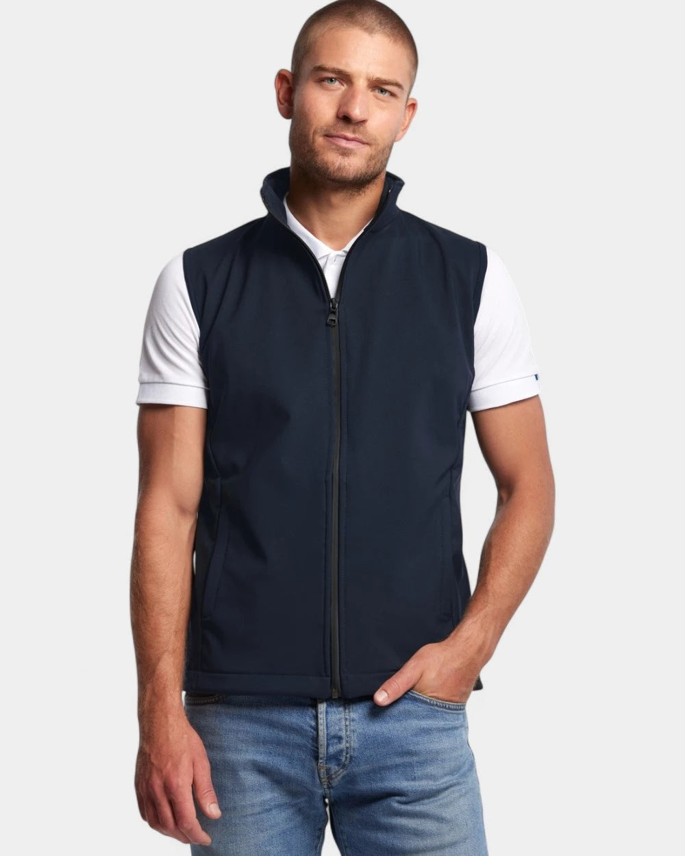 Bodywarmer softshell homme Made in France à personnaliser - 1