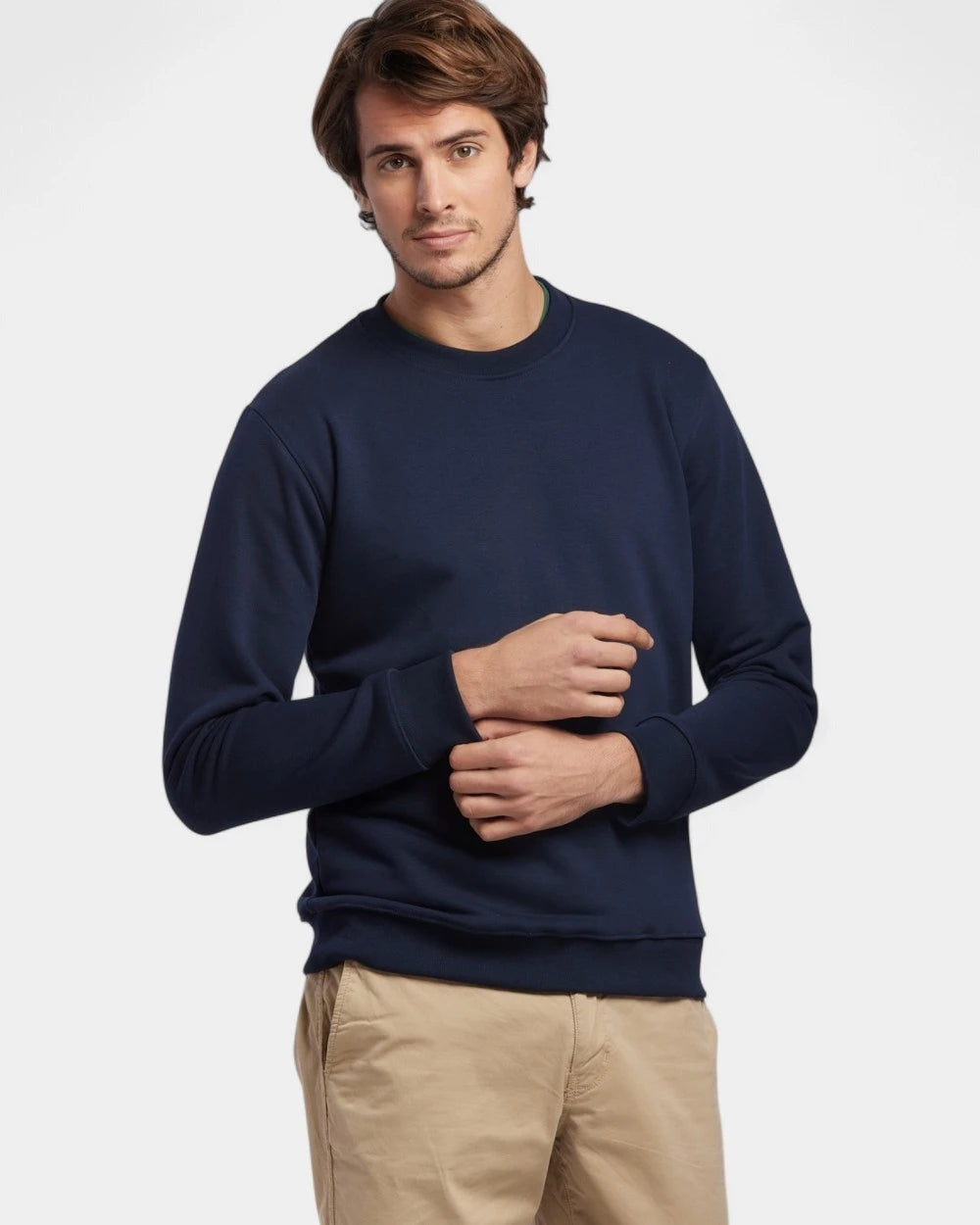Sweatshirt à col rond Made in France à personnaliser - 1