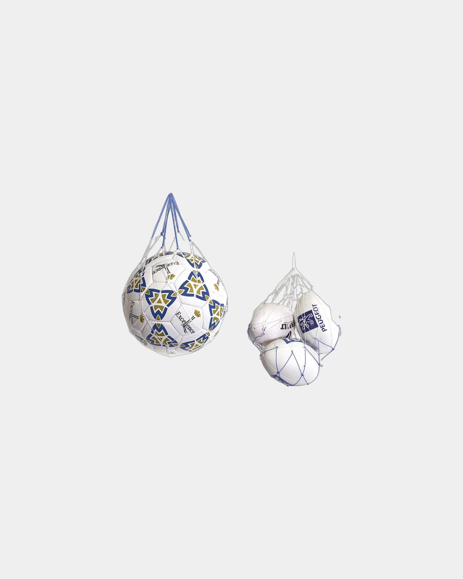 Filet 10 ballons à personnaliser - Blanc