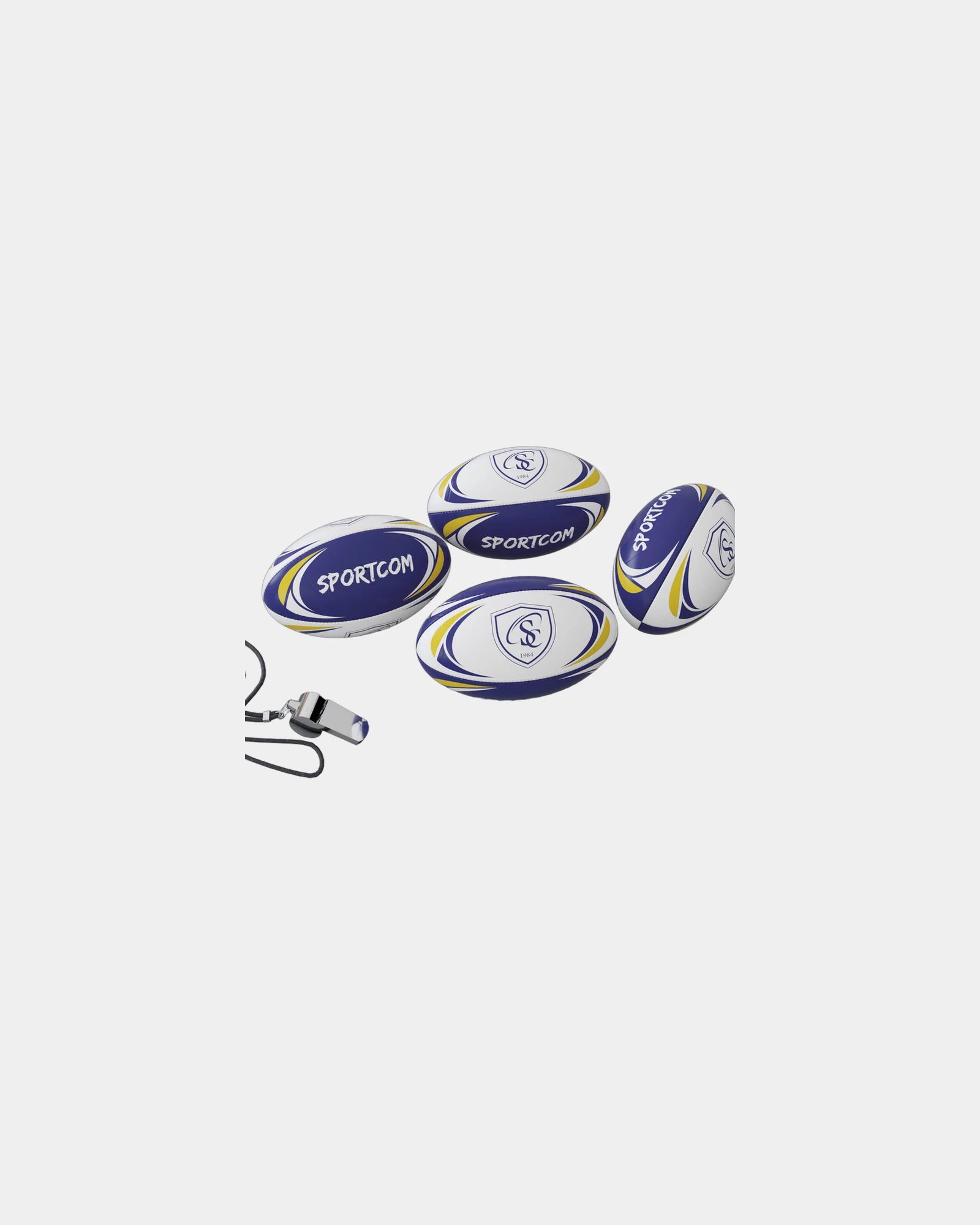 Mini ballon Rugby 13 cm à personnaliser - Multicolore
