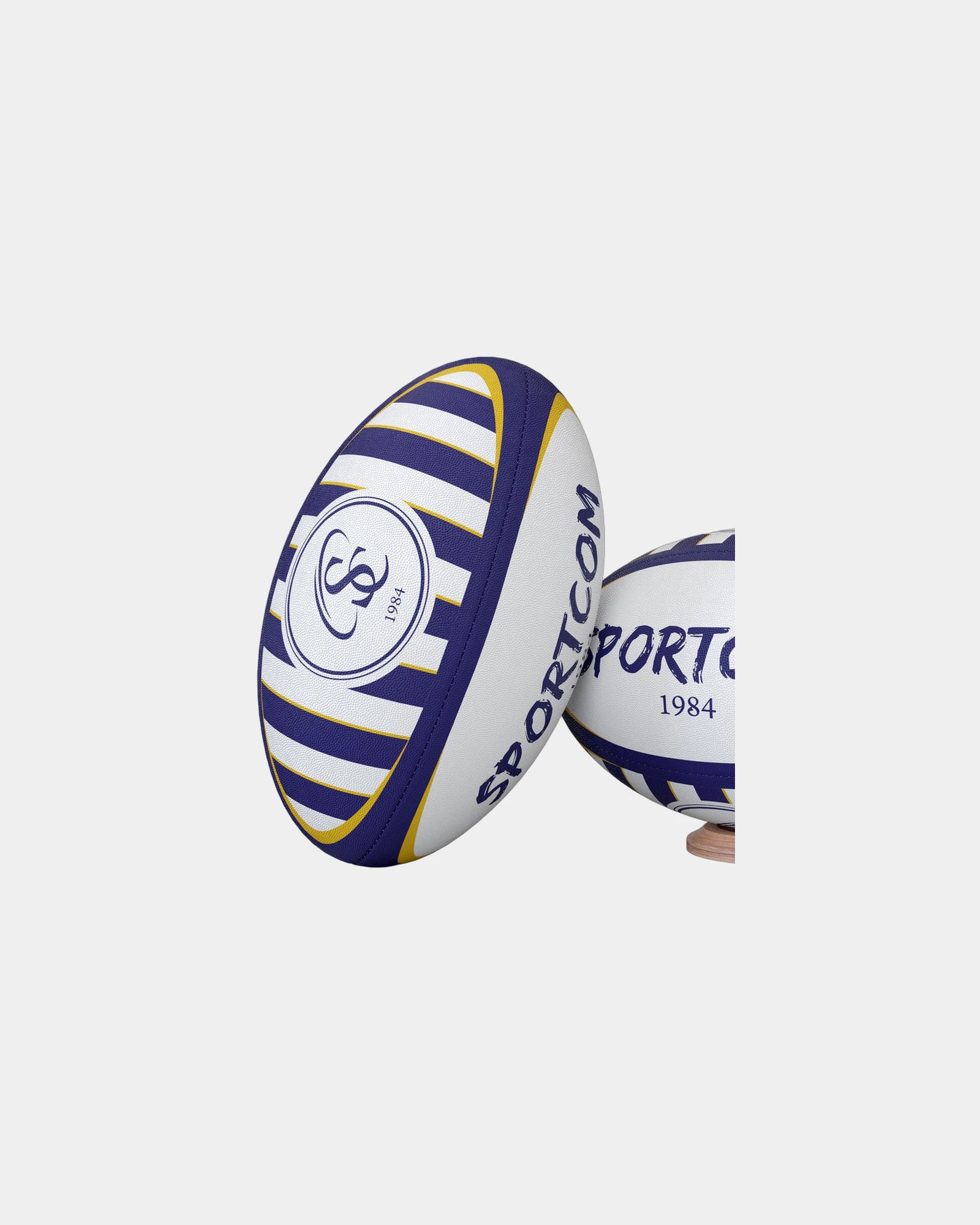 Ballon rugby multicolore à personnaliser - Multicolore