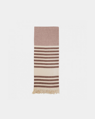 Fouta de plage made in Europe personnalisable - Marron
