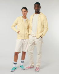 Sweat zippé unisexe personnalisable en coton bio - 14