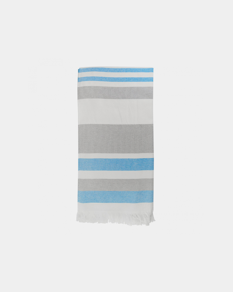 Fouta made in Europe à personnaliser - Bleu