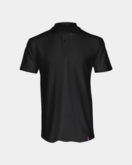 Polo pour homme Made in France personnalisable - Noir