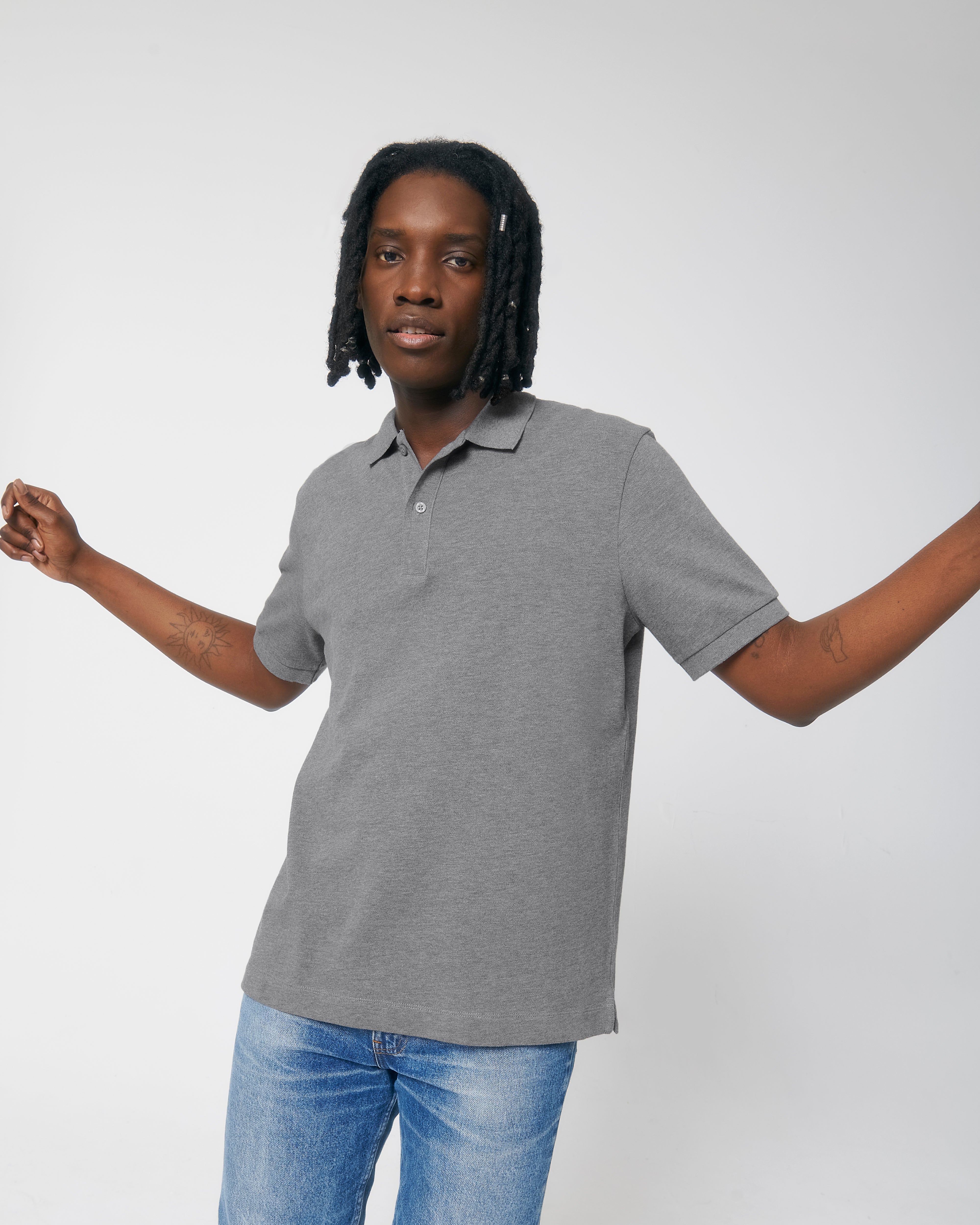 Polo unisexe à personnaliser en coton bio - 25