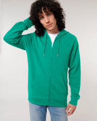 Sweat zippé unisexe personnalisable en coton bio - 16