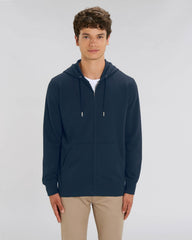 Sweat zippé unisexe personnalisable en coton bio - 5