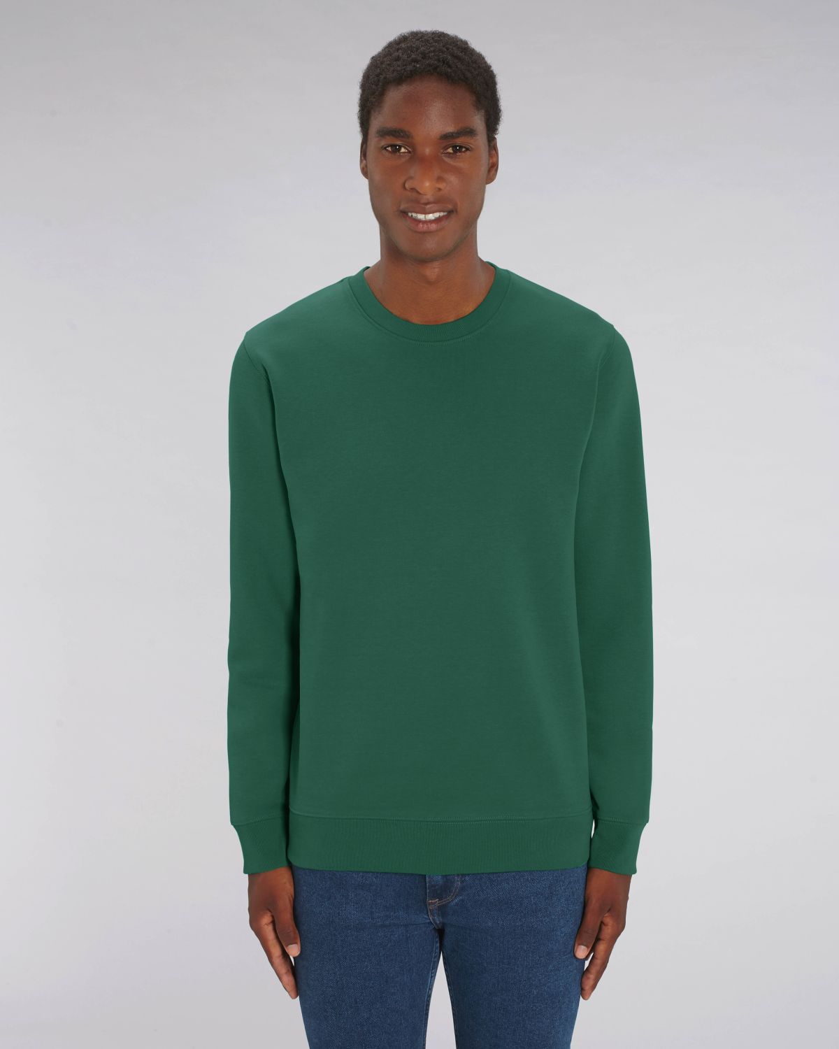 Sweat premium col rond unisexe en coton bio à personnaliser - 4