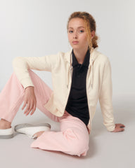Sweat zippé unisexe personnalisable en coton bio - 19