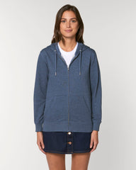 Sweat zippé unisexe personnalisable en coton bio - 10