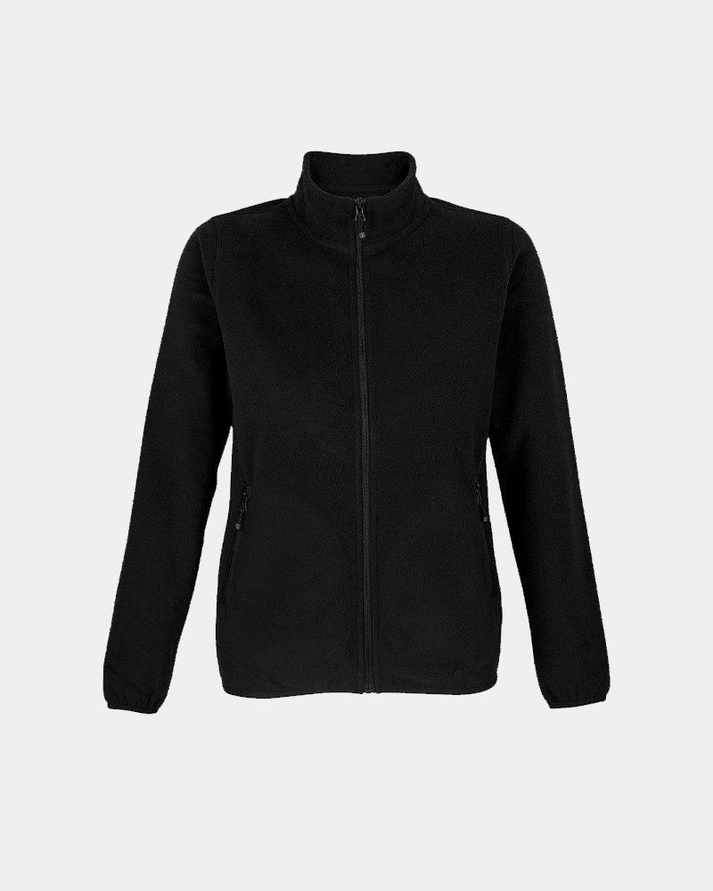 Veste micropolaire recyclée femme à personnaliser - Noir
